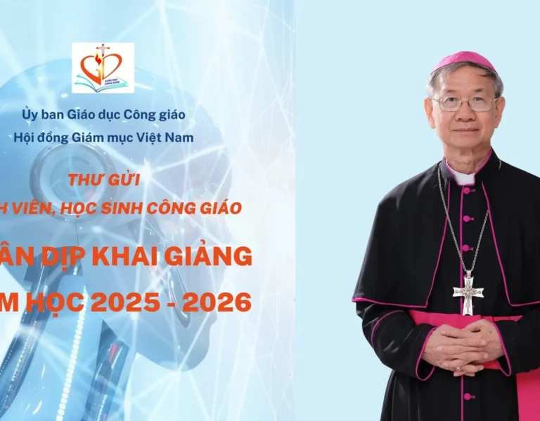 THƯ GỬI SINH VIÊN, HỌC SINH CÔNG GIÁO NHÂN DỊP KHAI GIẢNG NĂM HỌC 2025 – 2026