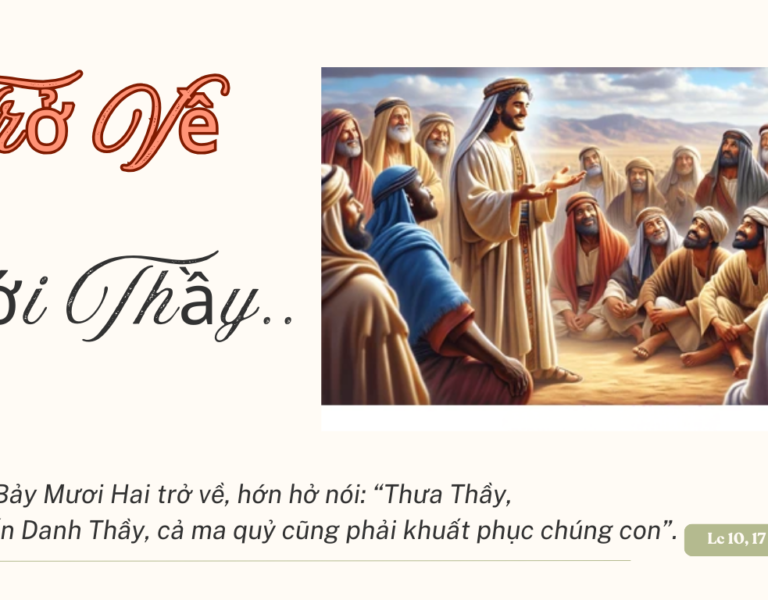 Trở Về Với Thầy..