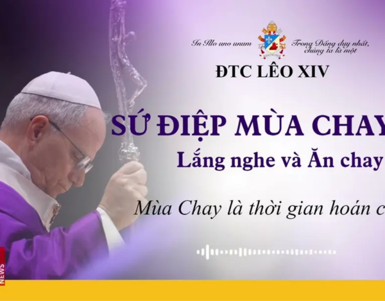ĐTC Lêô XIV- Sứ Điệp Mùa Chay 2026